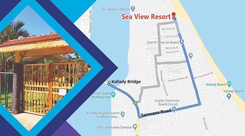 Sea View Resort Kallady Екстериор снимка